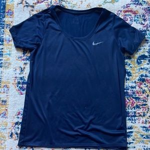 Navy Nike dri fit tee